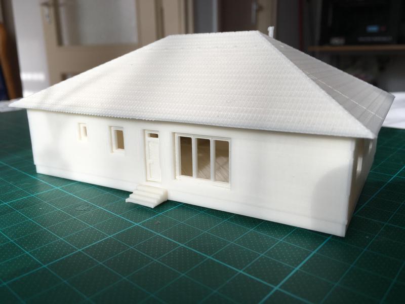 House for model railvway Suburban series Typ2, 1:120 , TT