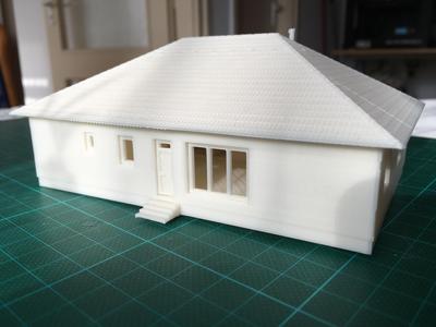 House for model railvway Suburban series Typ2, 1:120 , TT