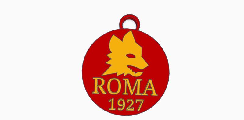 AS Roma Keychain V2