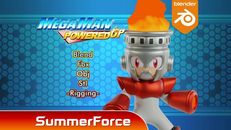 Fireman - Megaman Powered up