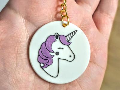 Cute Unicorn Keychain
