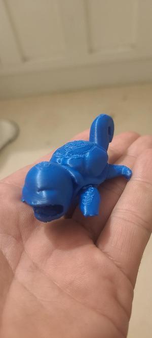 Crying Squirtle Keychain By Decrome (JC)
