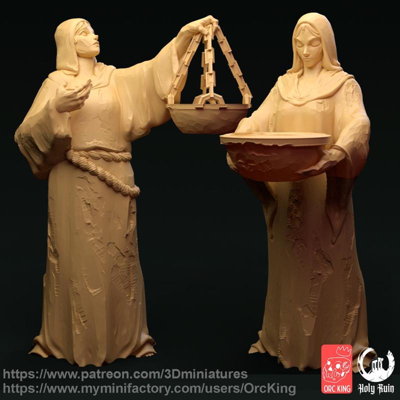 Female Statue for Dense Cover