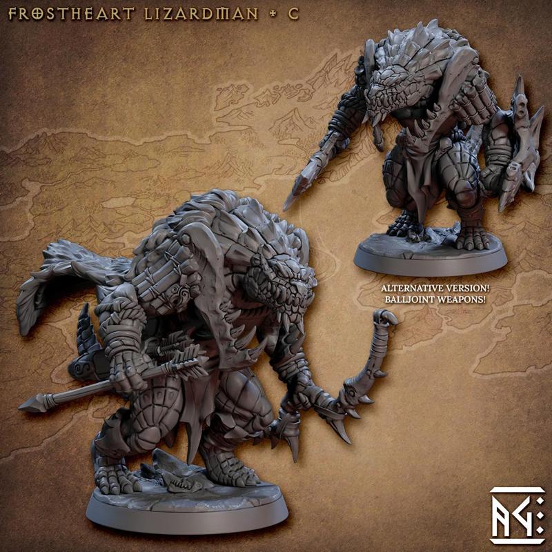 Frostheart Lizardman - C (Frostheart Lizardmen)