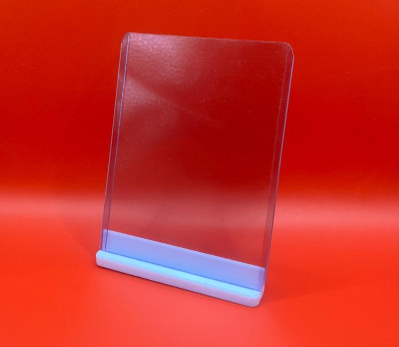 Collectible card display for toploaders