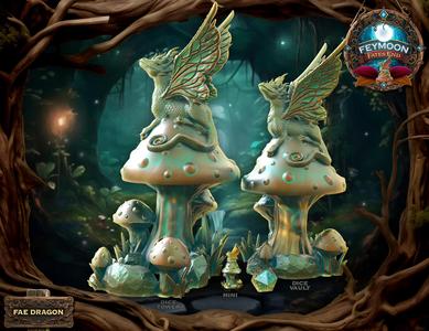 Fey Dragon Dice Vault - SUPPORT FREE!