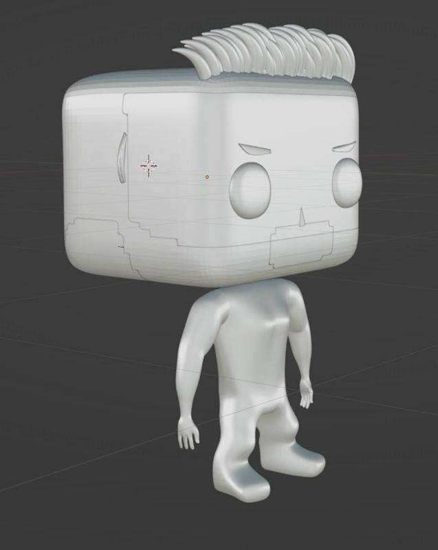 finko pop to paint 2 with nose and ears