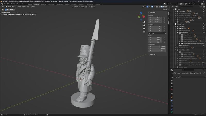 Europe Asunder: Waterloo Blender Exporter NAP-21