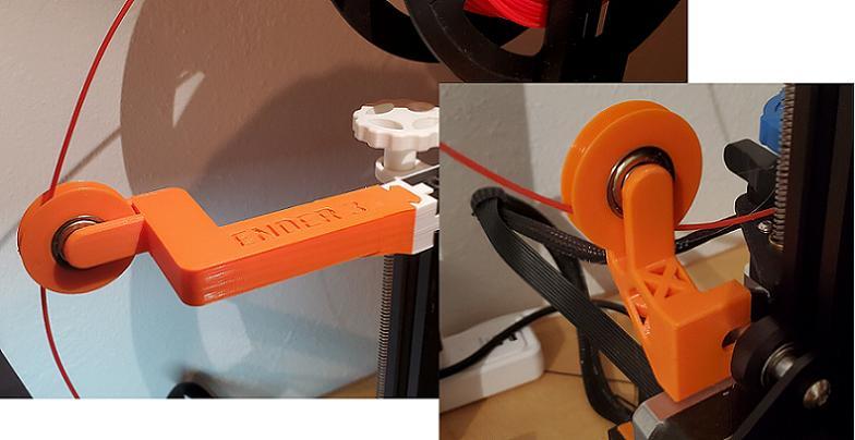 Screwless Filament Guide - Ender 3 (Pro, V2)