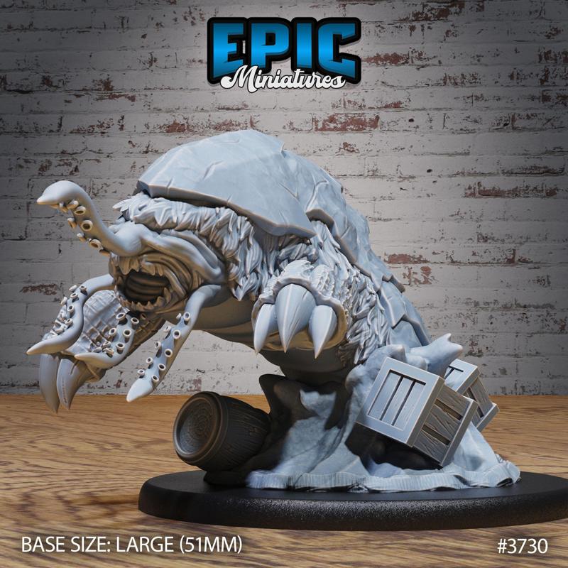 Subterranean Horror Attack ‧ DnD Miniature ‧ Tabletop Miniatures ‧ Gaming Monster ‧ 3D Model ‧ RPG ‧ DnDminis ‧ STL FILE
