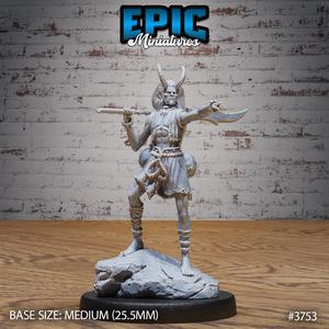 Oni Rival Pointing ‧ DnD Miniature ‧ Tabletop Miniatures ‧ Gaming Monster ‧ 3D Model ‧ RPG ‧ DnDminis ‧ STL FILE