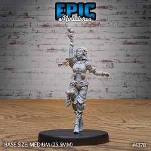 Sorceress Adventurer Trick ‧ DnD Miniature ‧ Tabletop Miniatures ‧ Gaming Monster ‧ 3D Model ‧ RPG ‧ DnDminis ‧ STL FILE