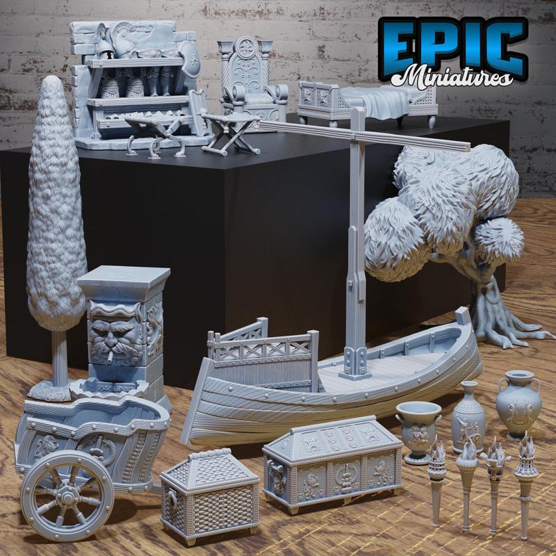 Olympian Scatter ‧ DnD Miniature ‧ Tabletop Miniatures ‧ Gaming Monster ‧ 3D Model ‧ RPG ‧ DnDminis ‧ STL FILE