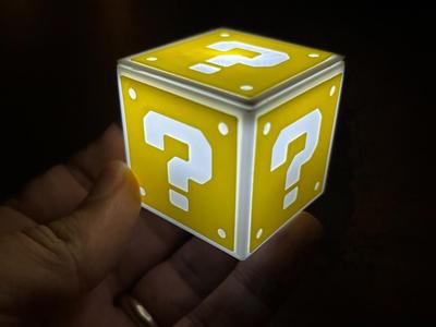 Mario Mystery Block - Tea Light