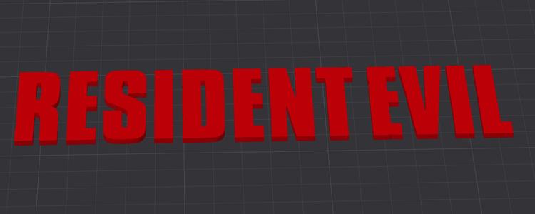 Resident Evil Schriftzug