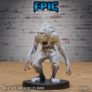 Common Ghoul ‧ DnD Miniature ‧ Tabletop Miniatures ‧ Gaming Monster ‧ 3D Model ‧ RPG ‧ DnDminis ‧ STL FILE