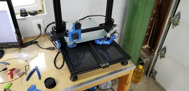 CR-10S electronics under-mount