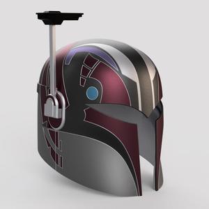 Sabine Wren Cosplay Helmet (w/ electronics and paint lines)