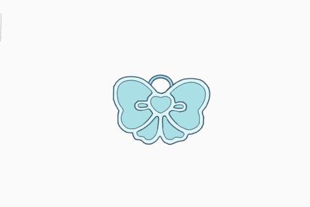 coquette bow v2 keychain keychain charm