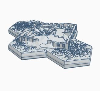 Modern Destroyed Building 3 MD003