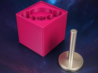 Gridfinity Burger Press Holder