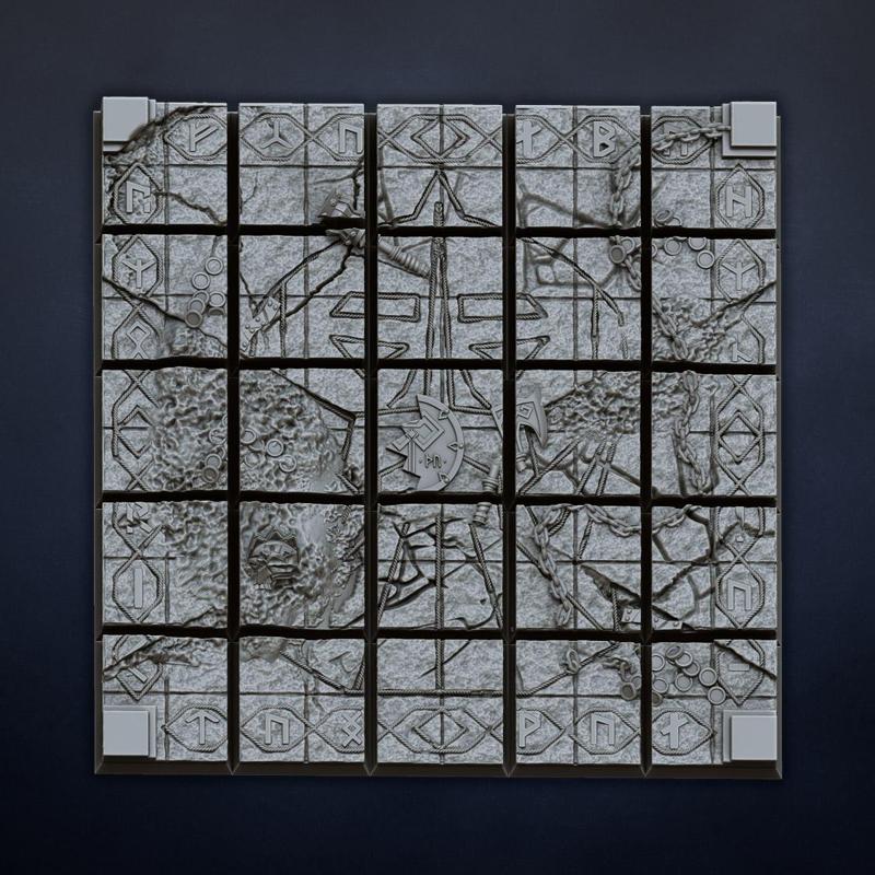 Dwarf scenic bases (20x20mm)