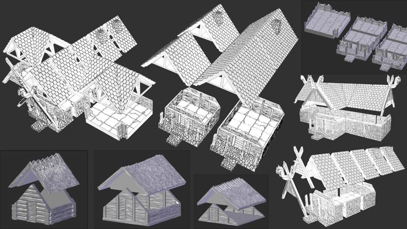Modular Viking village