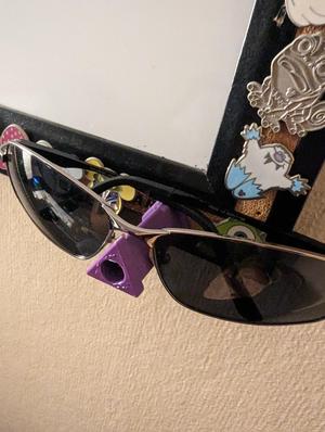 Push Pin Eyeglass Holder
