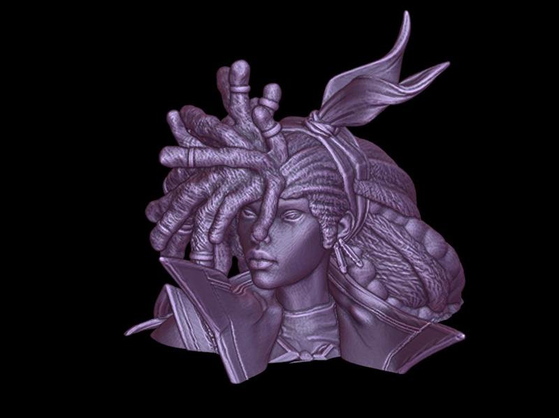Storm, Ultimate, Wind-rider, costume Marvel Rivals  Headsculpt Head