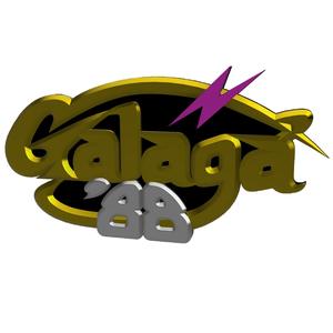 3D MULTICOLOR LOGO/SIGN - Galaga '88