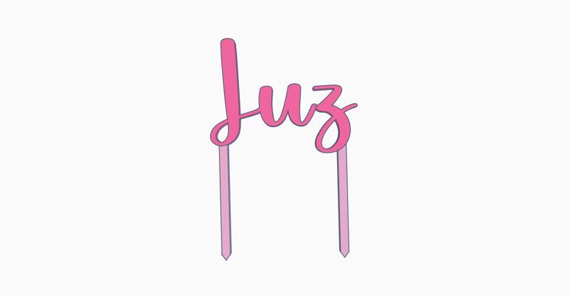 Cake topper light