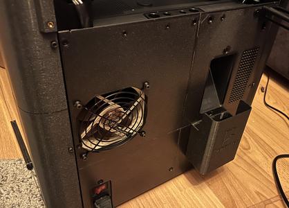 Rear panel with chamber fan for Bambu Lab P1P