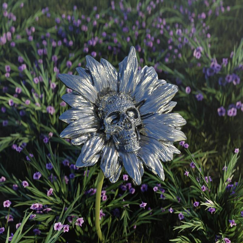 Sunflower skull
