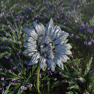 Sunflower skull
