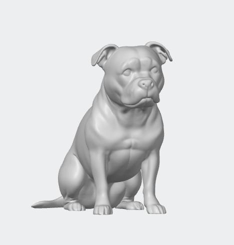 Staffordshire Bull Terrier Staffie dog Figure