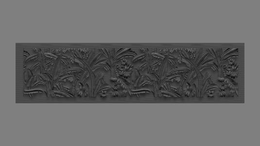 flower stl cnc design