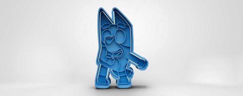 Bluey dancing cookie cutter from Bluey TV Show