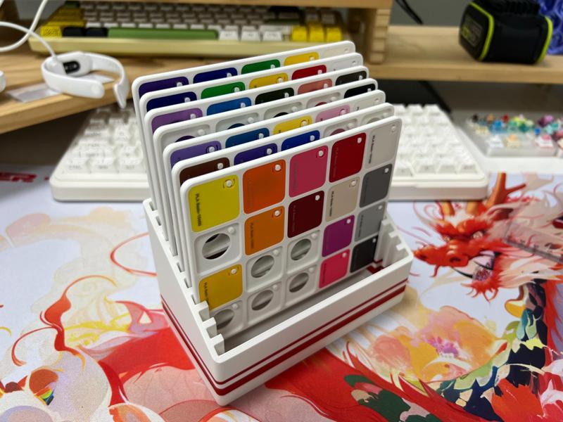 Bambu Lab Official Swatch Pegboard Storage Box