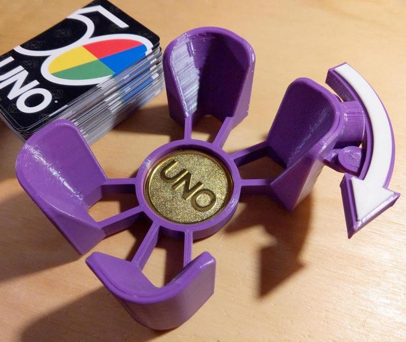 Uno card caddy