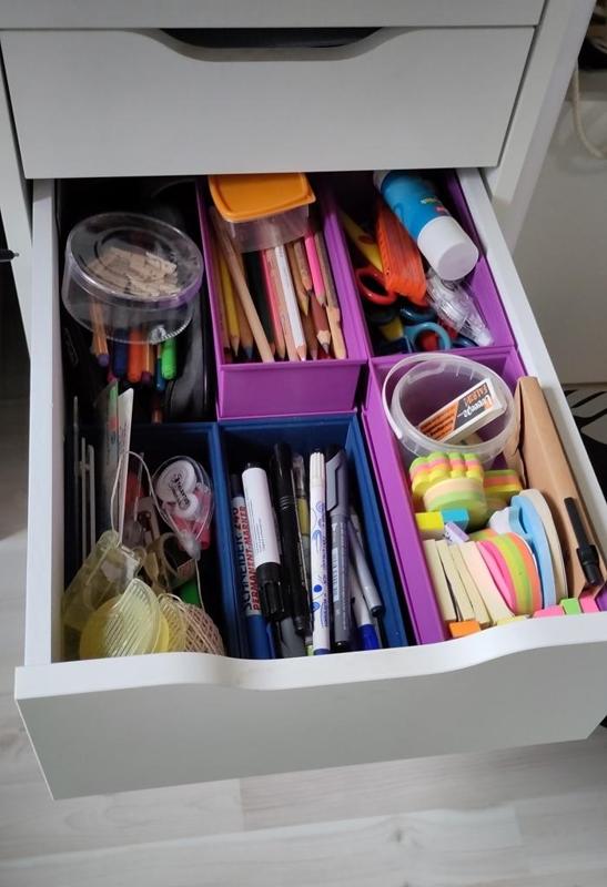 IKEA Alex pen drawer box stackable