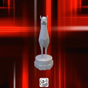 Speckle Faceted Llama  - LowPoly - Bust - Full - Perfect Design - Easy Print - Decor - SoliDRawinGS0601