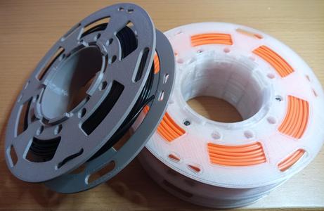 Leftover filament spool