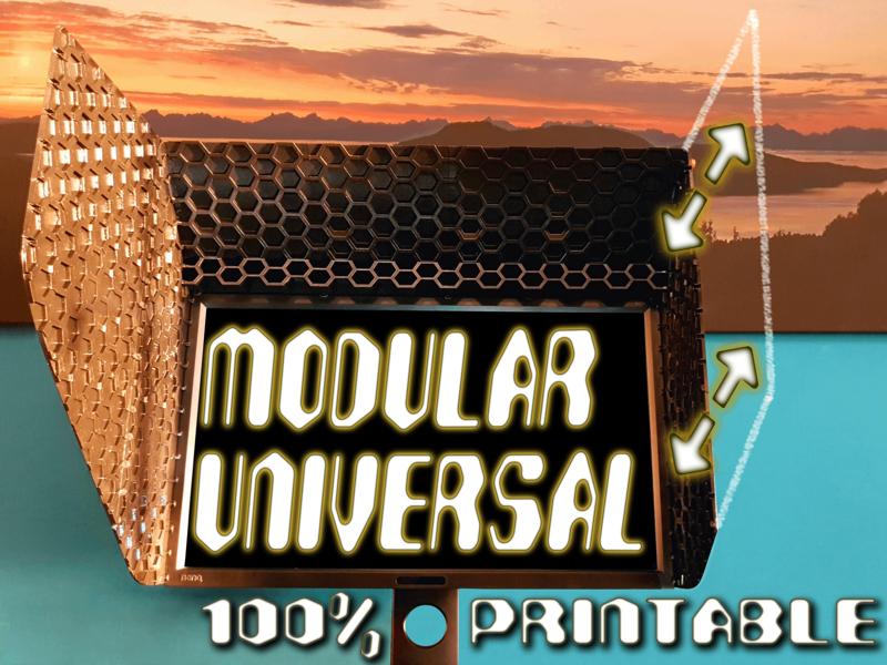 📺 Ultimate monitor hood/shade