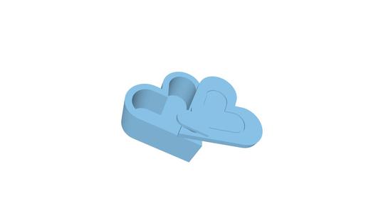 Heart-Shaped Box w/Rotating Lid