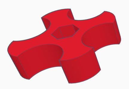1/4" locknut knob