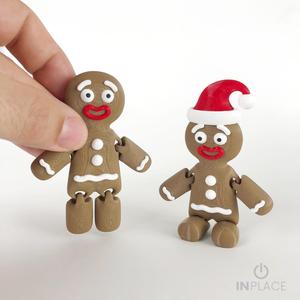 Cute Gingerbread Man Articulated