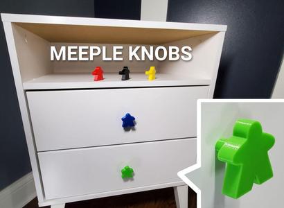 Meeple Knobs | Board Game Themed Decor