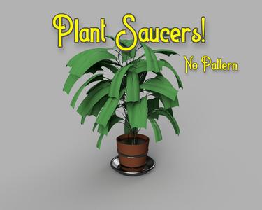 Plant Saucers (Plain Pattern)