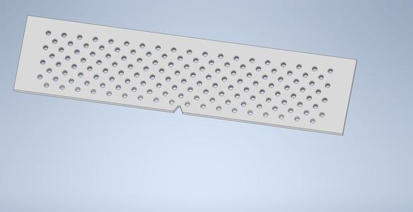 10mm guide for lines.