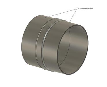 4" Dust Collection - M-M Coupler
